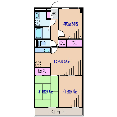 テルージュ菊名Ⅰ 間取り