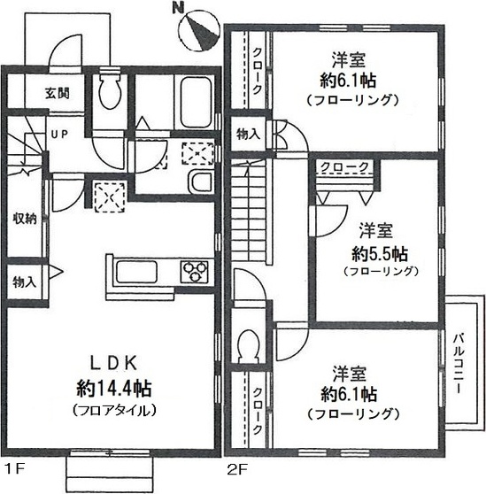 ソリアード片倉Ｃ棟 間取り