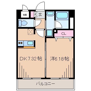 パークヒル三ツ沢 間取り