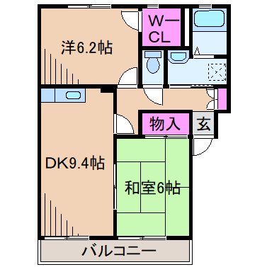 スクエア小杉Ａ 間取り