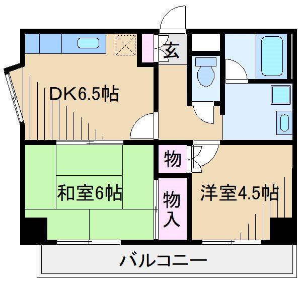 パークハイツ三ツ池 間取り