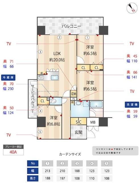 ニューガイア川崎No.70 間取り
