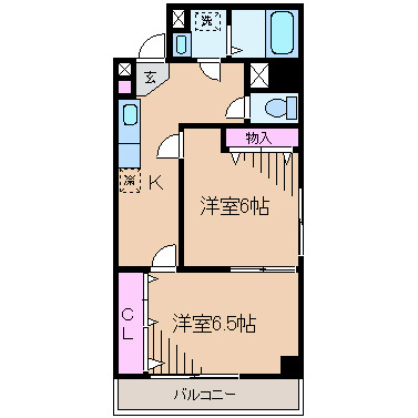 神奈川県川崎市中原区木月２丁目 間取り