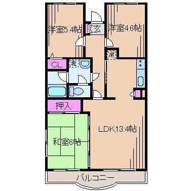 桂樹館 間取り