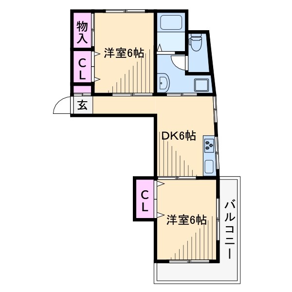 パークハイム反町 間取り