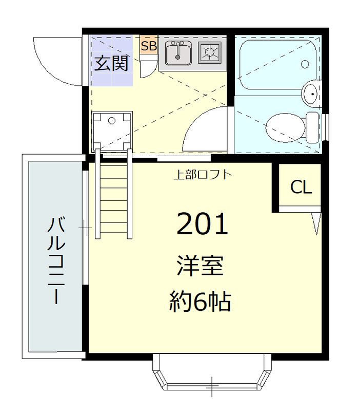 クレシェンドＭ 間取り