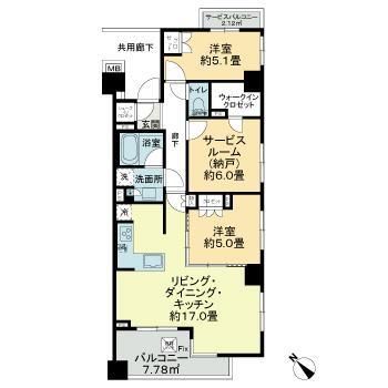 アールブラン大倉山 間取り