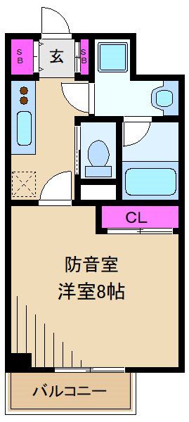 プレイ新丸子 間取り
