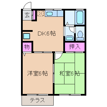 ドルフ小机Ⅱ 間取り