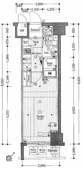 グランドガーラ新横浜North 間取り