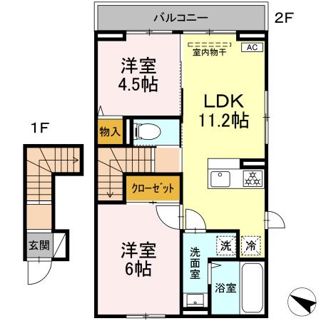 ヴェルジェＡ 間取り