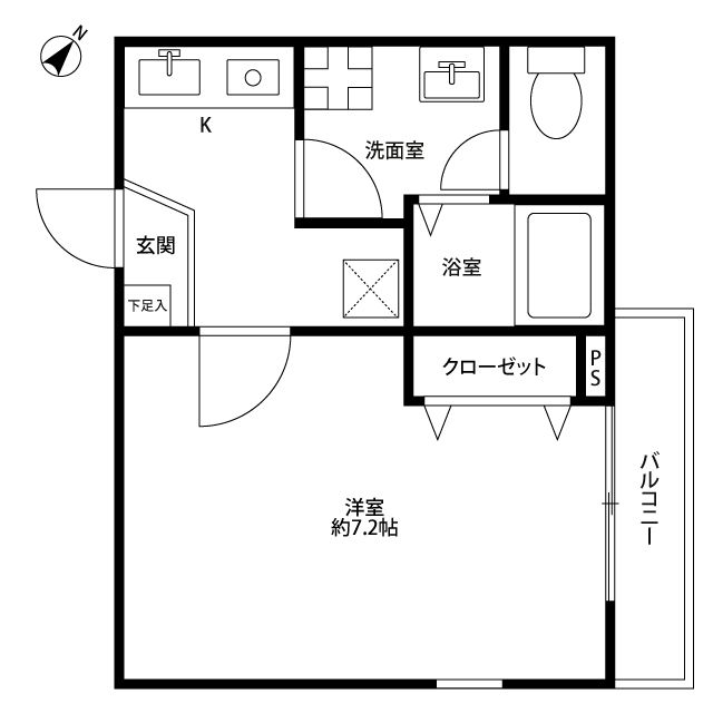 アムール大口 間取り
