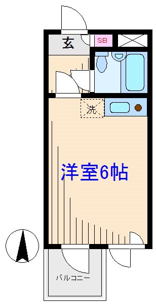 ストーク新丸子壱番館 間取り