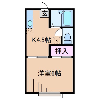 ゼフィール菊名Ａ 間取り