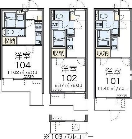 クレイノエスポワールＫ 間取り