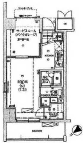 レグラス武蔵新城モーターガラージュ 間取り