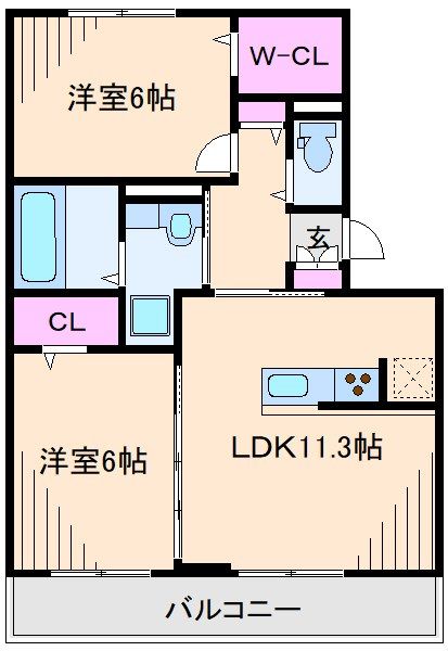 Regulus　C棟  間取り