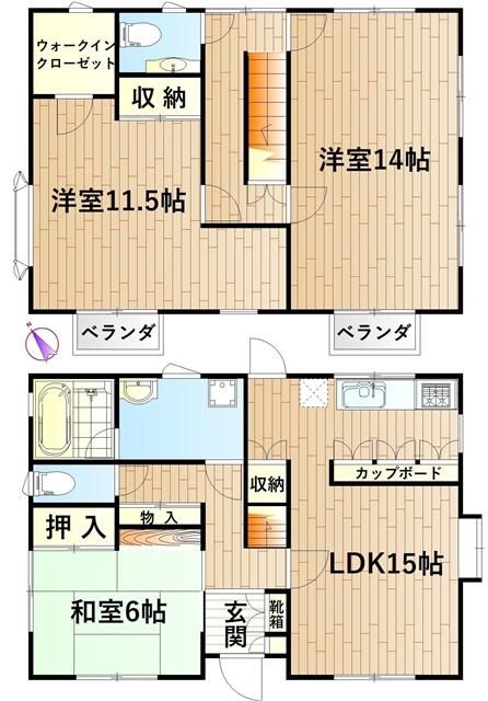 石澤貸家 間取り