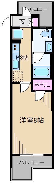 エステムコート元住吉 間取り