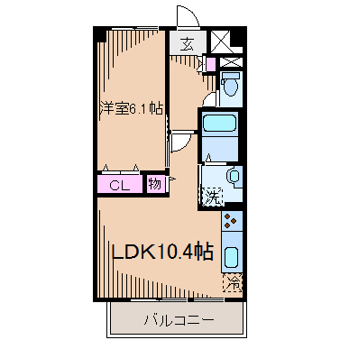 神奈川県川崎市中原区宮内２丁目 間取り