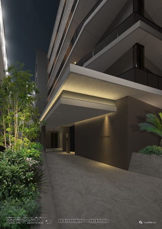メジリス新羽 エントランス