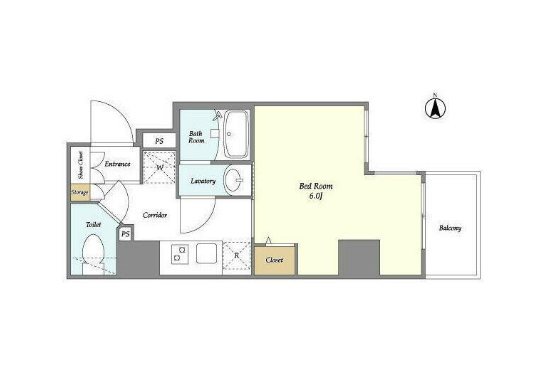 Ｌａ　Ｄｏｕｃｅｕｒ川崎Ⅱ 間取り