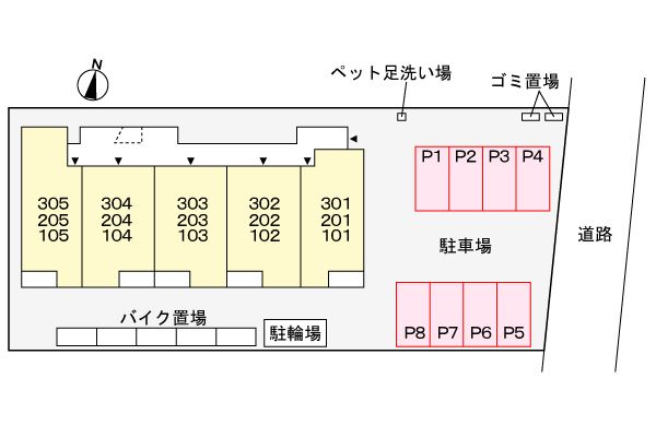 クラリエート 駐車場