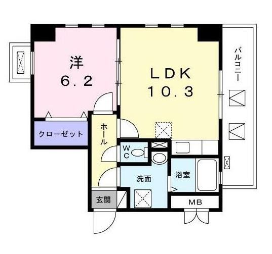 神奈川県川崎市高津区新作４丁目 間取り