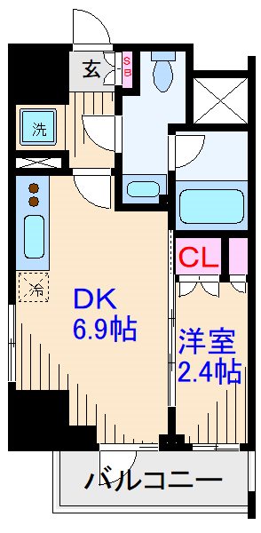クレスト小杉スクエア 間取り