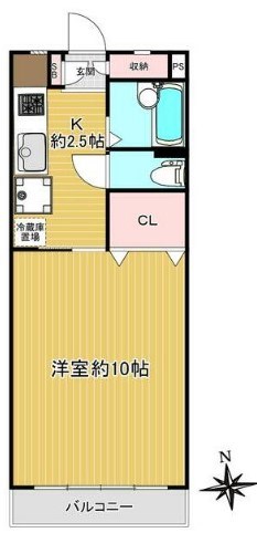 日吉第7コーポＡ棟 間取り
