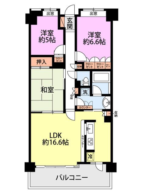 藤和シティホームズ大倉山弐番館 間取り