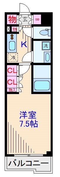 ルーブル武蔵中原参番館 間取り