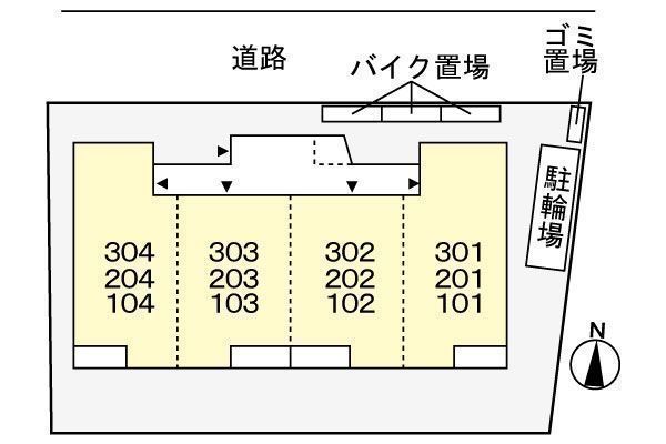アーバンウッド 駐車場