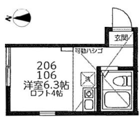 ユナイト北加瀬ラムズゲート 間取り