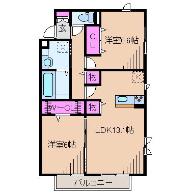 メゾン　アイリス 間取り