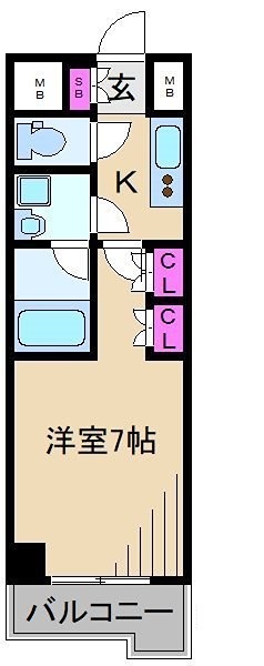 ルーブル武蔵新城六番館 間取り