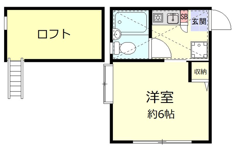 クレシェンドＭ 間取り