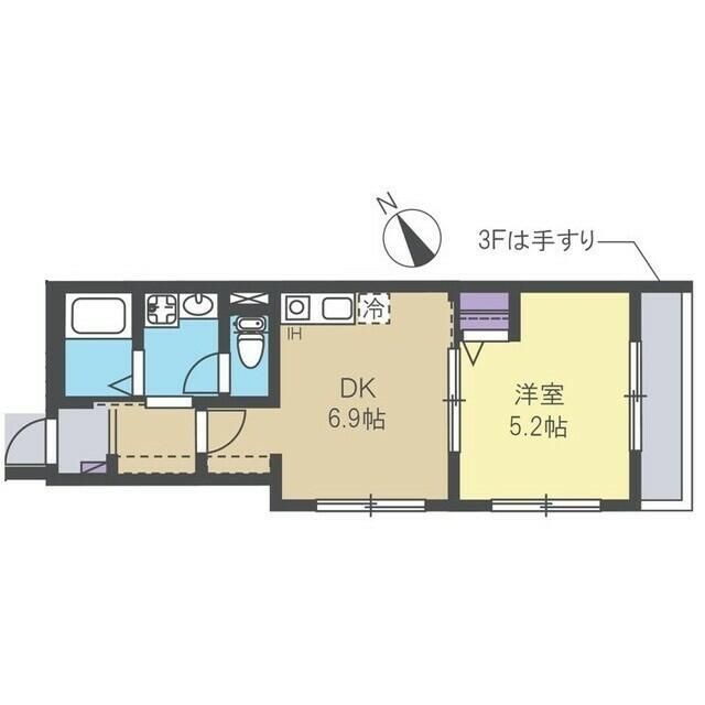ベルメゾン横浜小机 間取り