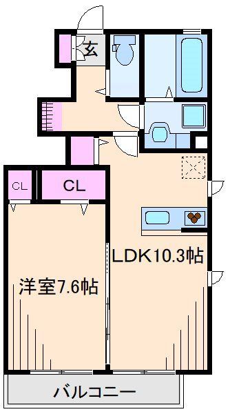 ソレイユ梶山 間取り