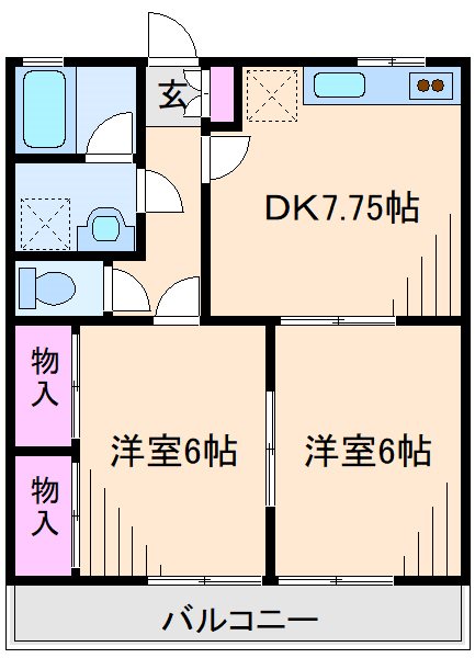 明和ハイツ 間取り