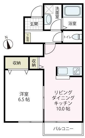 パルクフルールＢ棟 間取り