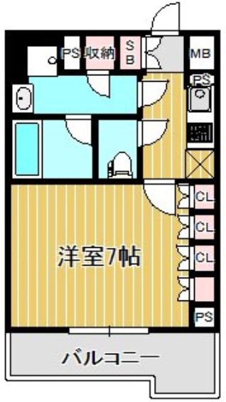 ルーブル武蔵小杉伍番館 間取り
