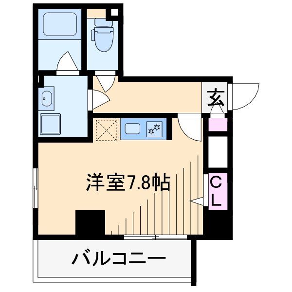 MAXIV武蔵新城TRE 間取り