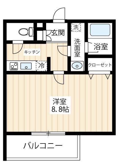 ARCOBALENO KAWASAKIHIRAMA 間取り