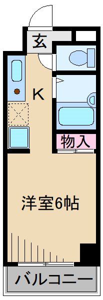フローレス中原Ⅲ 間取り