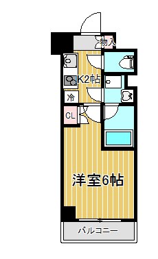 ハーモニーレジデンス武蔵小杉＃002 間取り
