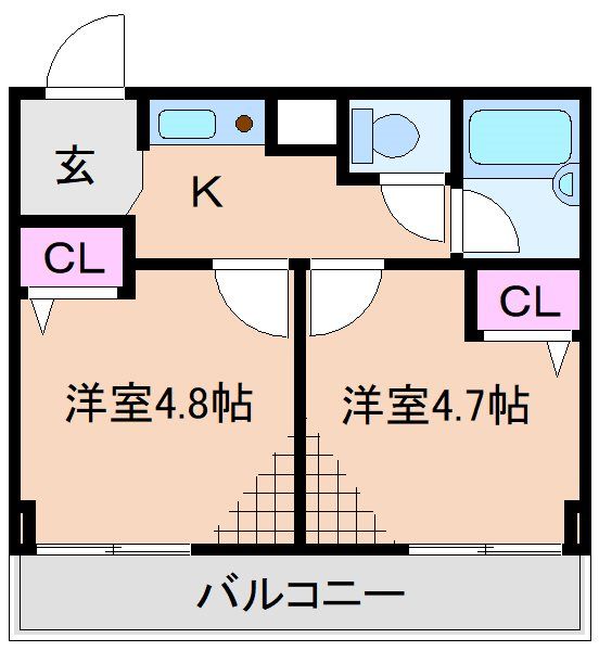 アソシエ横浜 間取り