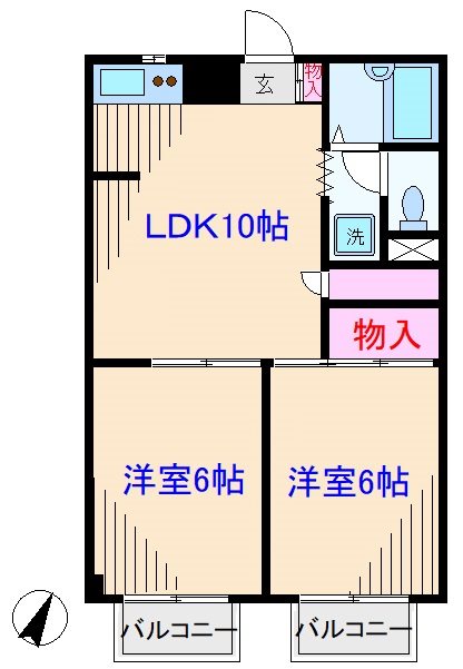 神奈川県川崎市幸区南加瀬３丁目 間取り