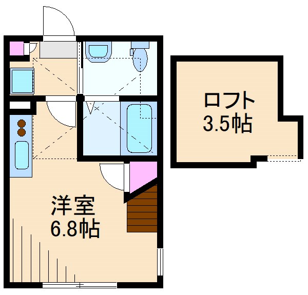 ハーミットクラブハウス横浜大口 間取り