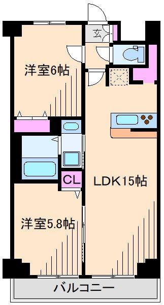 アソシエール大倉山 間取り